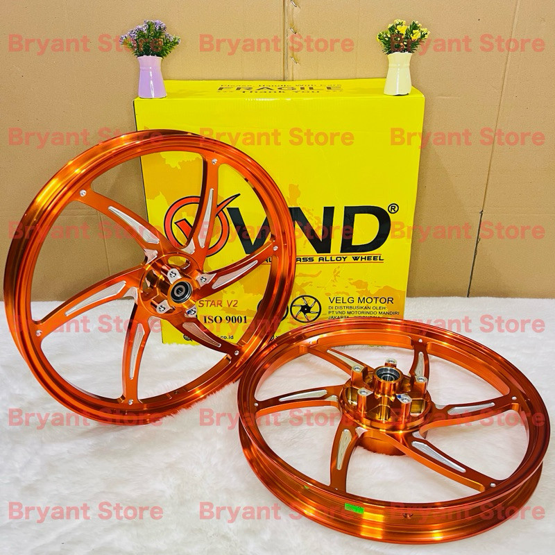 VELG VND RACING SIX STAR V2 PALANG 6 160x17 & 160x17 MX KING 160 160 RING 17 GEN2 V 2 GEN 2 PALANG6