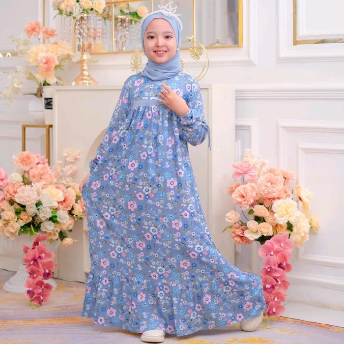 BEST SELLER Gamis Anak Dayana Volume 2 Motif Premium - Syari, Remaja, Baju, Dress, Panjang, Muslim,
