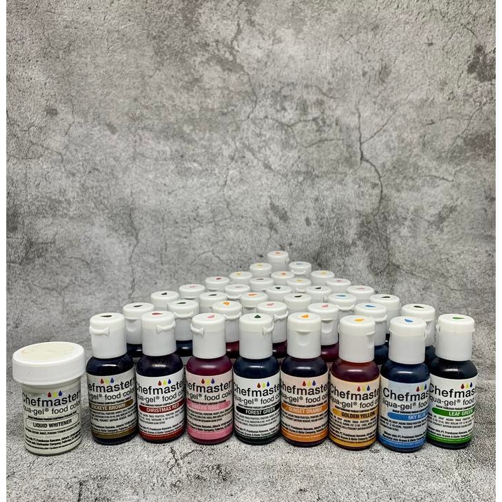 

JTTOP" CHEFMASTER FOOD COLORING PEWARNA MAKANAN WARNA LENGKAP MURAH