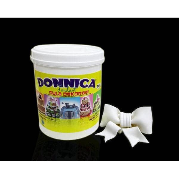 

JTTOP" FONDANT PUTIH MERK DONNICA REPACK 250 GRAM GULA DEKOR BAHAN HIASAN KUE