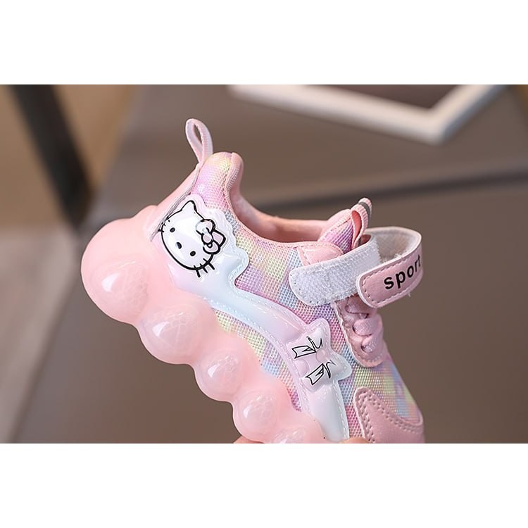 FLASH SALE LKM457 SEPATU SPORT ANAK PEREMPUAN CASUAL BAYI DENGAN LAMPU LED SEKOLAH [1KG 3PC]