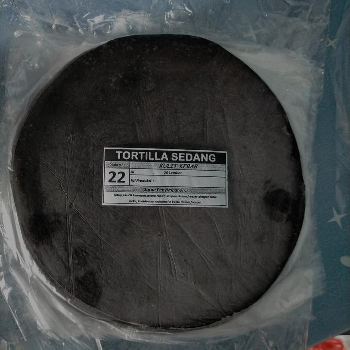 

JTTOP" TORTILLA BLACK 22 CM / KULIT KEBAB 22CM HITAM