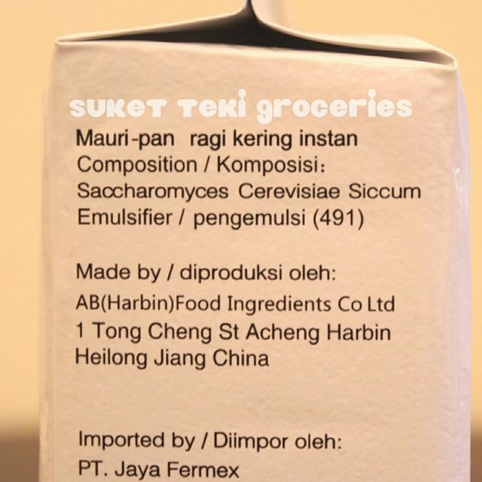 

JTTOP" RAGI KERING INSTAN MAURIPAN GOLD 500GR PENGEMBANG ROTI KUE KILOAN