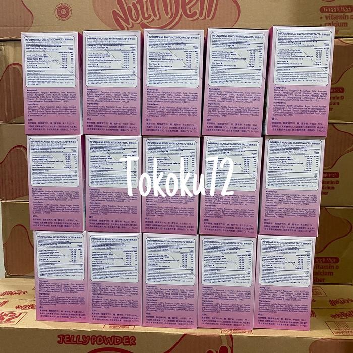 

JTTOP" NUTRIJELL STROBERI / STRAWBERRY 15 GR PERBOX ISI 12 PCS