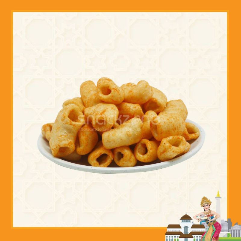 

Mamam_Asoy Makaroni Jumbo Balado/Kerupuk Makaroni/Keripik Makaroni Pedas Balado
