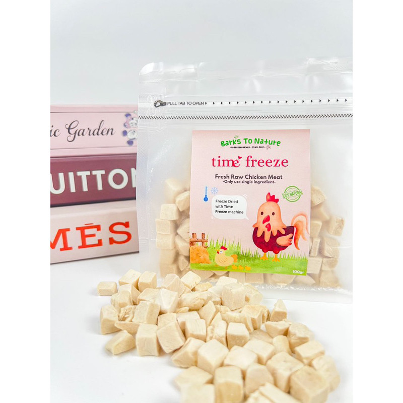 

Mamam_Asoy Chicken Freeze Dried 100Gr / Barks To Nature / 100% Natural / Snack Anjing / Snack Kucing
