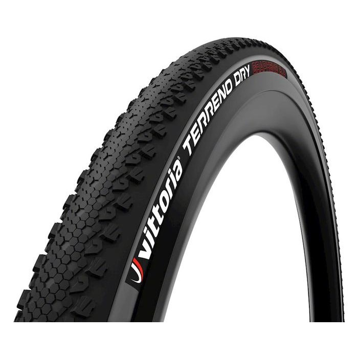 BAN LUAR GRAVEL VITTORIA GRAVEL TIRE TUBELESS TERRENO DRY ANTHRACITE 700x38