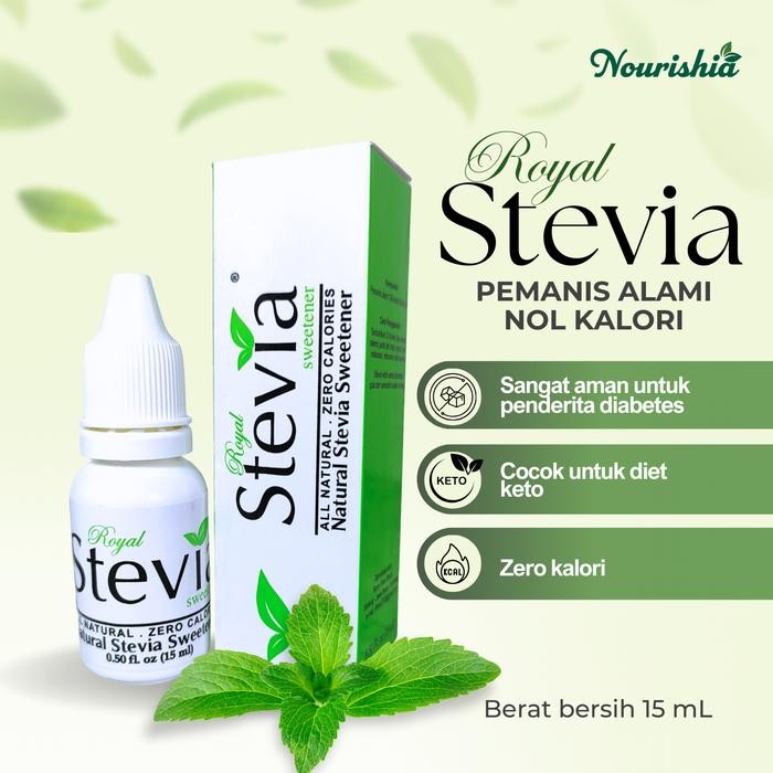 

Royal stevia sweetener 15ml pemanis stevia