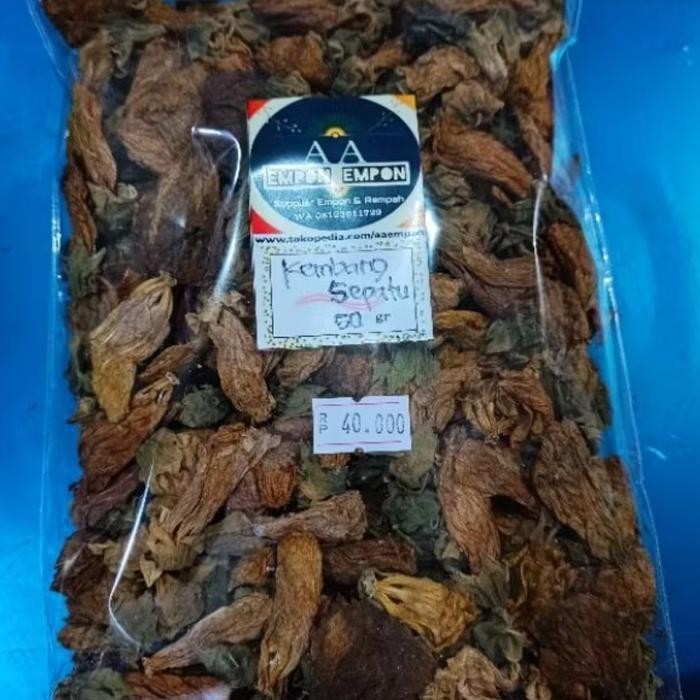 Bunga kembang sepatu kering 50gr