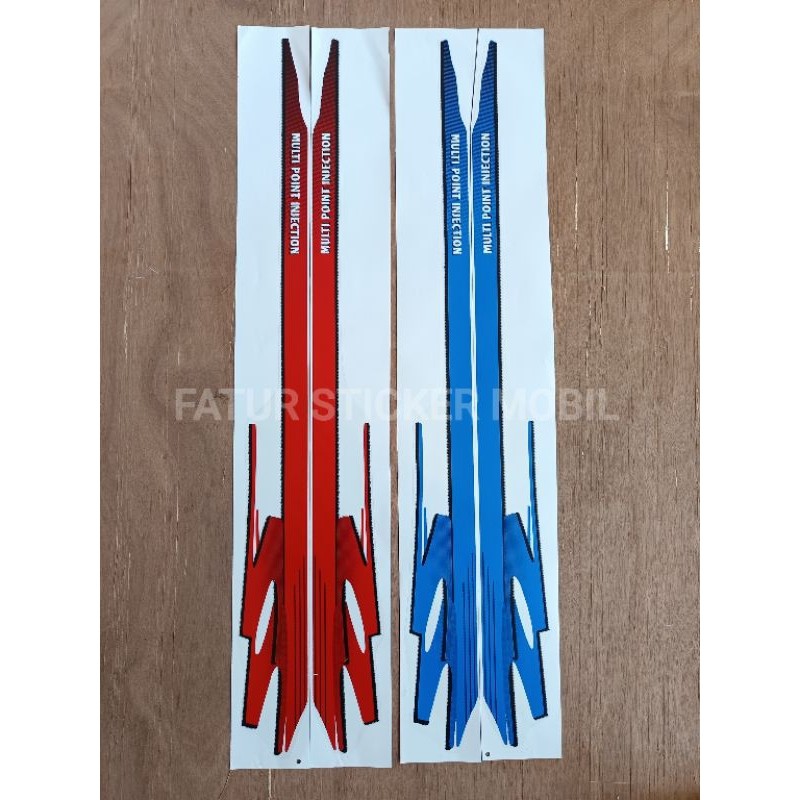 stiker mobil body samping T120SS, stiker mobil pick up, list body mobil pick up