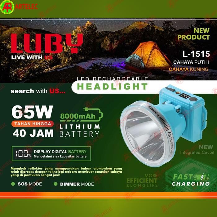 Senter Kepala Luby L-1513-L L-1513-K L-1515-L L-1515-K