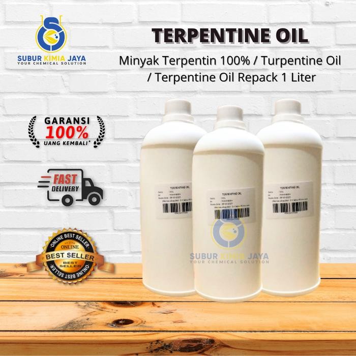 

Minyak Terpentin 100% / Turpentine Oil / Terpentine Oil - 1 L NC
