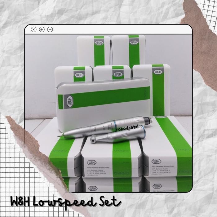 W&H lowspeed set handpiece