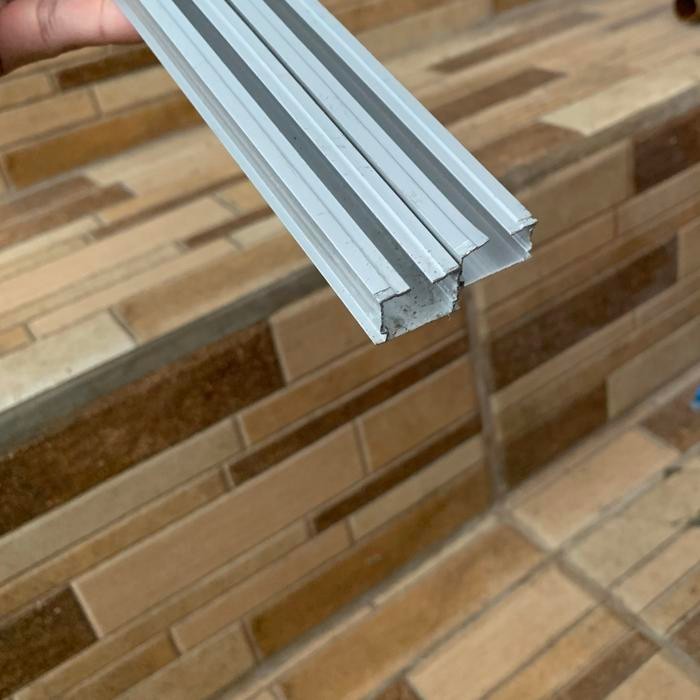PREMIUM rel kotak gorden/aluminium/termurah
