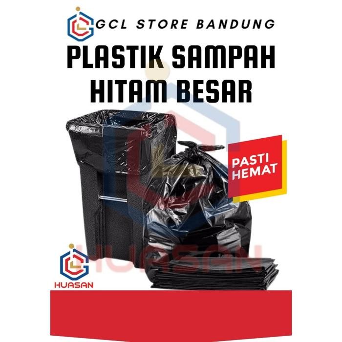 PREMIUM Plastik Sampah Kantong Plastik Sampah Hitam Plastik Packing Besar Plastik Sampah Besar 40 x