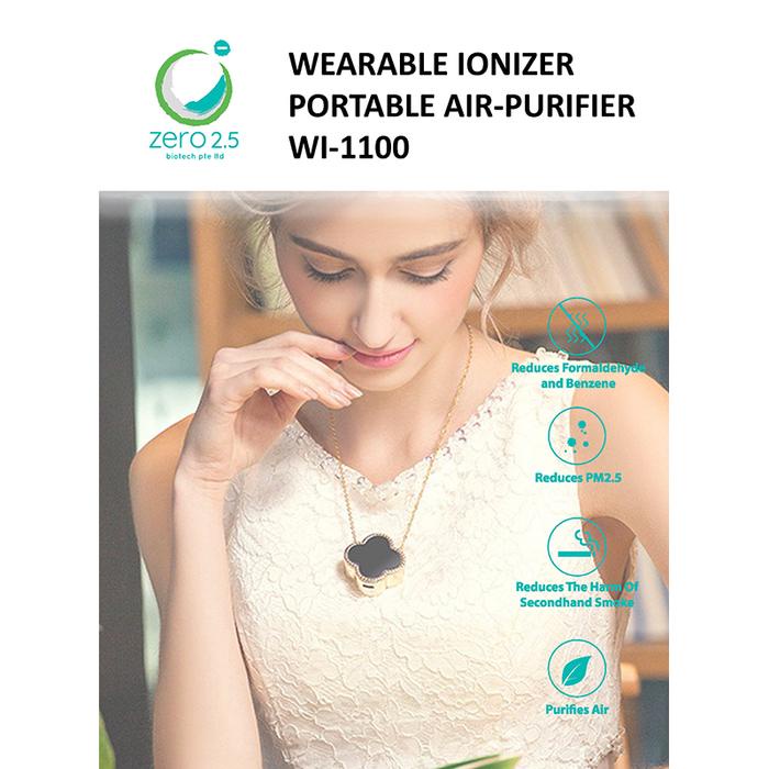Terlaris Zero 2.5 Kalung Ionizer Wanita Wi1100 - Ionizer Air Purifying