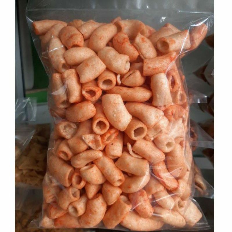 

Desyallshop Makaroni Balado 1Kg (1000Gr) Pedas Manis - Cemilan Snack