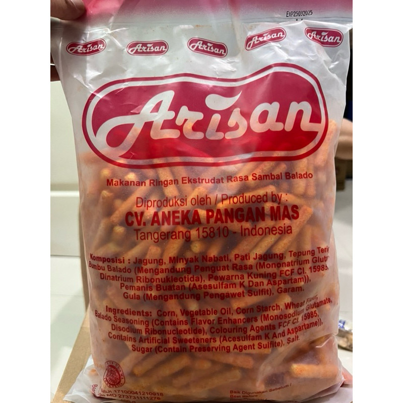 

Andrianbijaksana Snack Stik Arisan Camilan Rasa Balado / Coklat 400 Gram