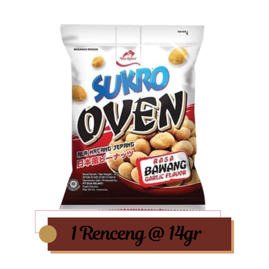 

Desyallshop [ Berkah ] Sukro Dua Kelinci Renceng Isi 10 X 17Gr Kacang Sukro Oven Sukro Rasa Original