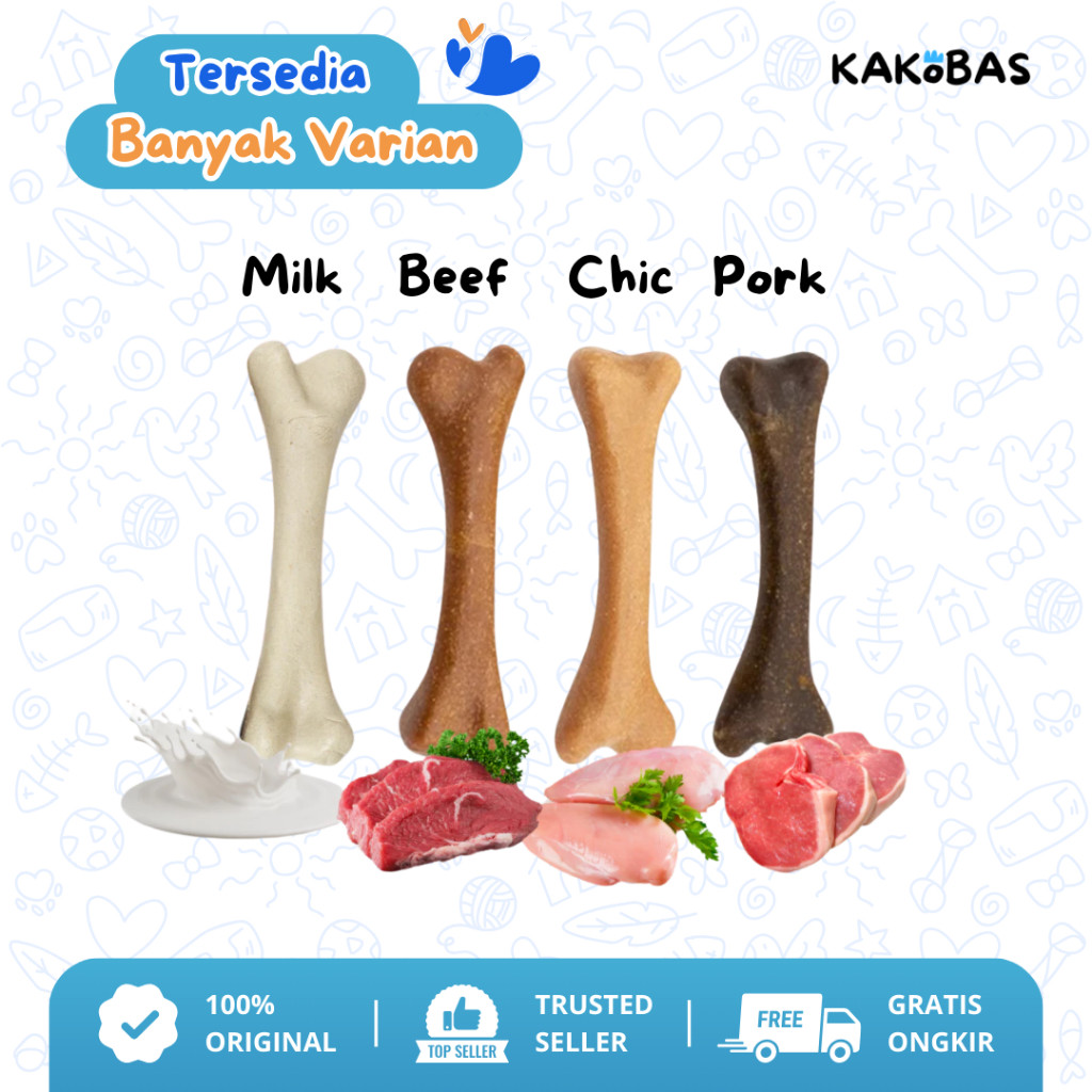 

Andrianbijaksana Pawsitive Vibes Dental Stick - Snack Anjing Dental Chew Pembersih Karang Gigi