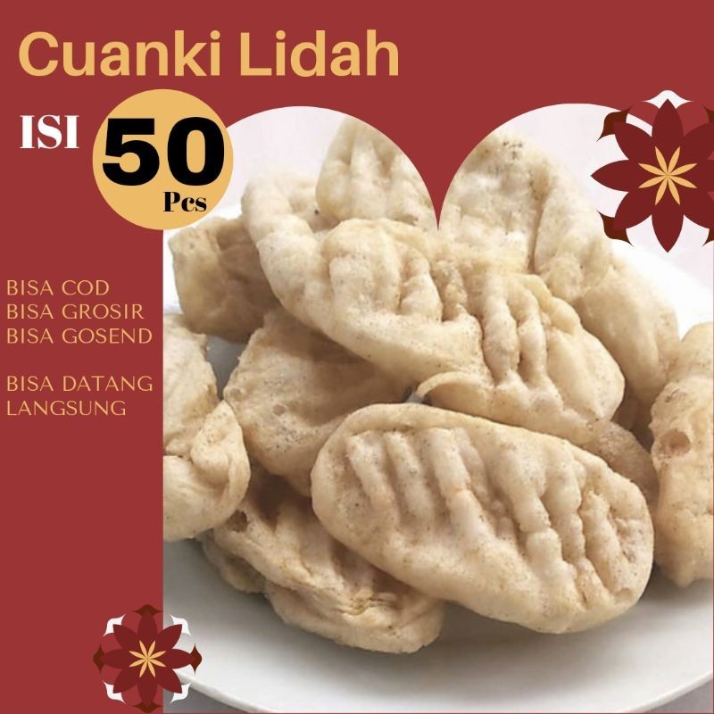 

Andrianbijaksana Bisa - Cuanki Lidah Isi 50 Pcs - Cuankie - Toping Seblak - Baso Aci - Bakso