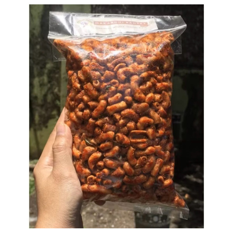 

Andrianbijaksana Makaroni Bantet Gurih Pedas Renyah 250 Gram 500 Gram