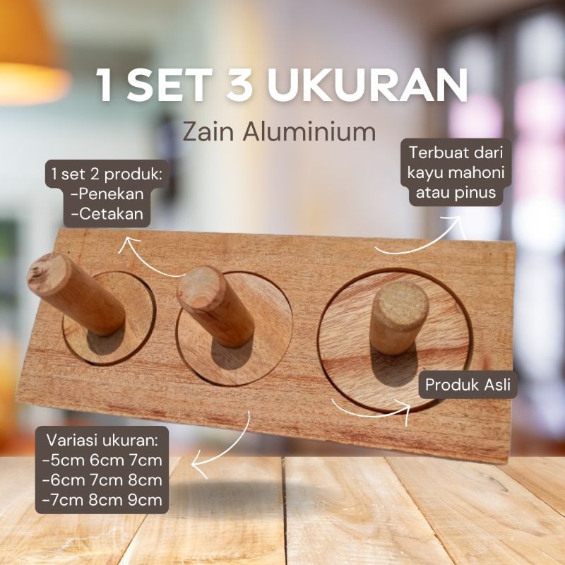 

Andrianbijaksana Termurah!! Cetakan Donat Kayu 1 Set Isi 3 Ukuran : 6.Cm 7.Cm 8.Cm 9.Cm 10.Cm