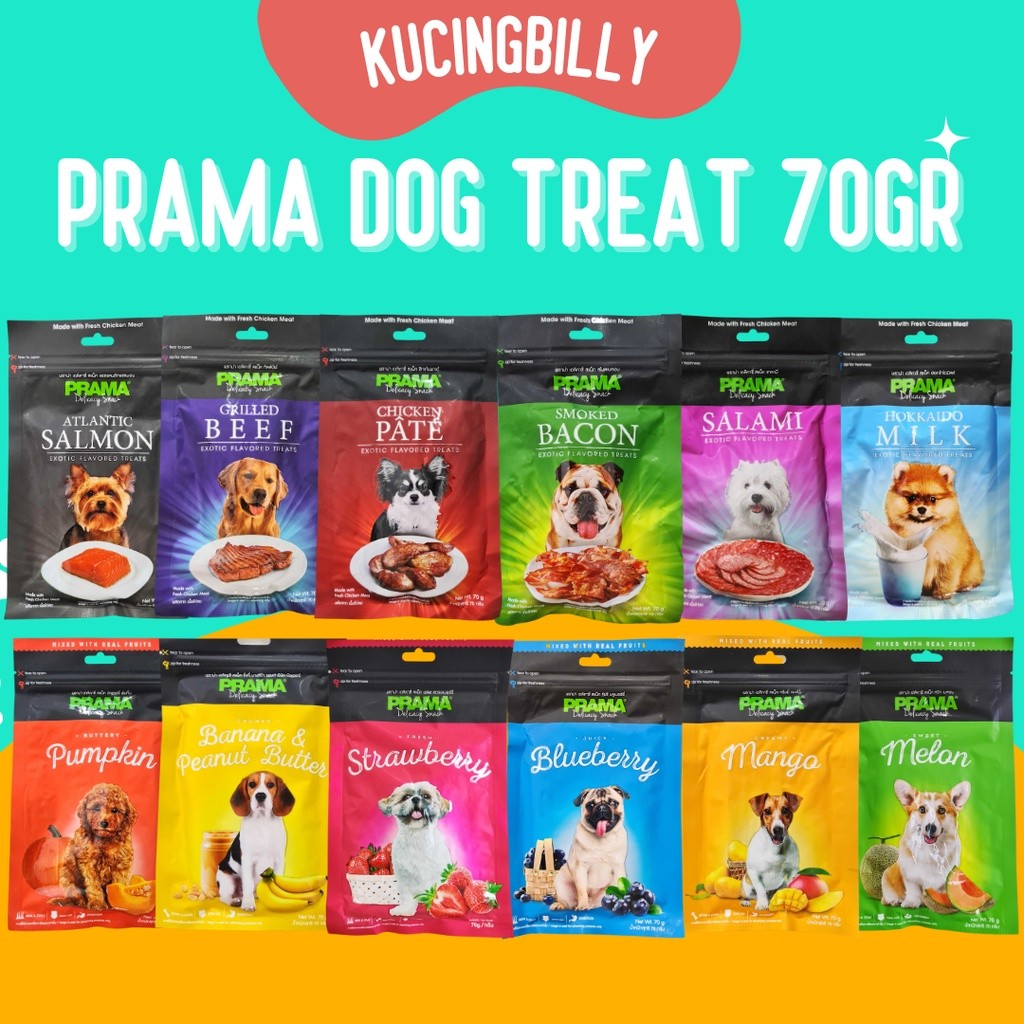 

Desyallshop Prama Dog Treat 70Gr Snack Anjing
