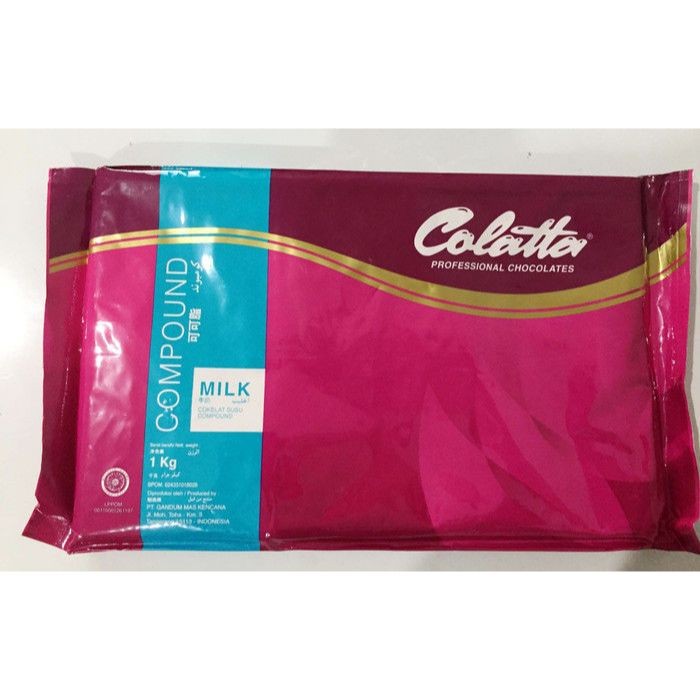 

Andrianbijaksana Colatta Dark Chocolate 1Kg / Collata Compound Dark