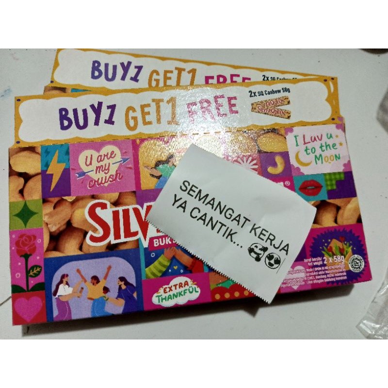 

Andrianbijaksana Silver Queen Silverqueen Beli 1Gratis1 2X58Gram Exp 2026