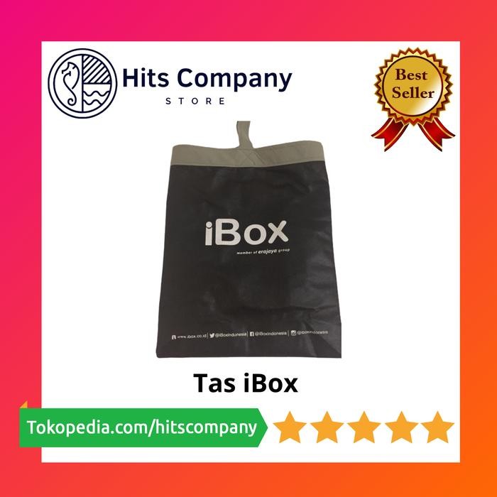 PREMIUM Shopping Bag Tas Belanja Tote Bag Goodie Bag Ibox Ukuran L M