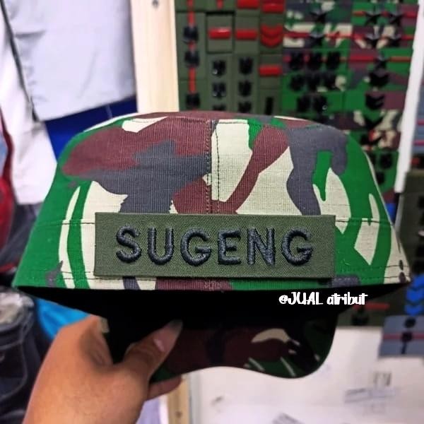TERBARU TOPI KOMANDO TOPI PDL TOPI LAPANGAN LORENG HIJAU READY