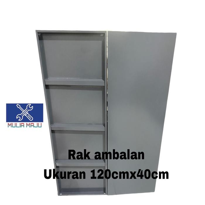 PREMIUM Rak ambalan besi 120cmx40cm TEBAL