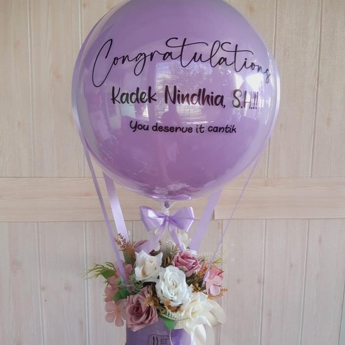 PREMIUM Buket balon bunga Natasya/uly craft/buket murah semarang