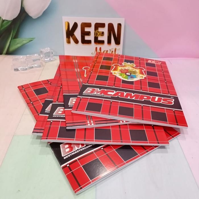 

(10Pc) Buku Tulis Kampus Merek Bmc Isi 50 Lembar Panjang Besar Paper #Gratisongkir