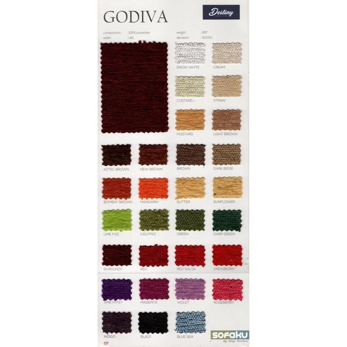 Godiva Regency Fabric Kain Upholyster - Kain Jok Sofa Fabric Tebal