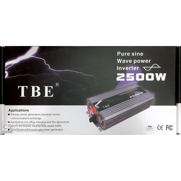 Populer 12V Tbe Power Inverter Pure Sine Wave 2500W 2500 W 2500Watt Psw