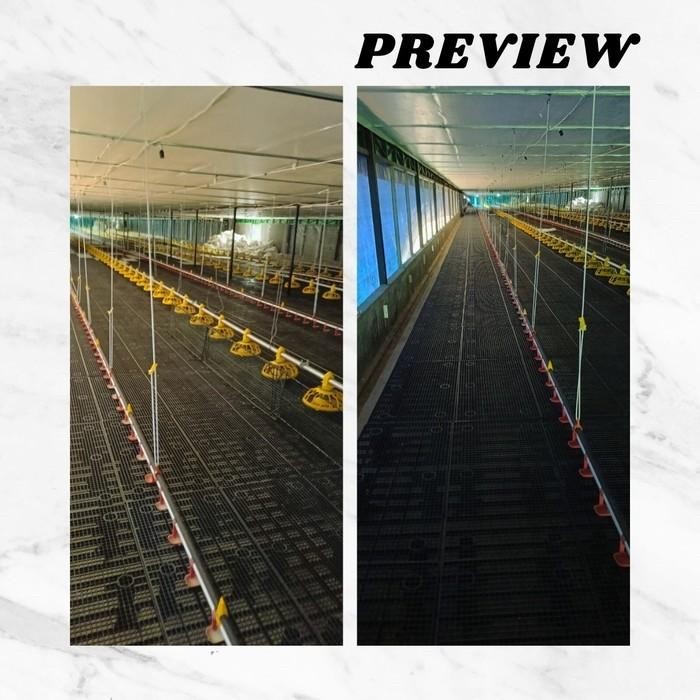 SLAT PLASTIK ALAS KANDANG AYAM / KAMBING (HITAM)