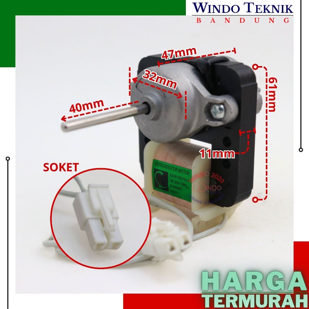 FAN MOTOR KULKAS LG MOTOR FAN KULKAS LG DINAMO KIPAS KULKAS LG ORIGINAL