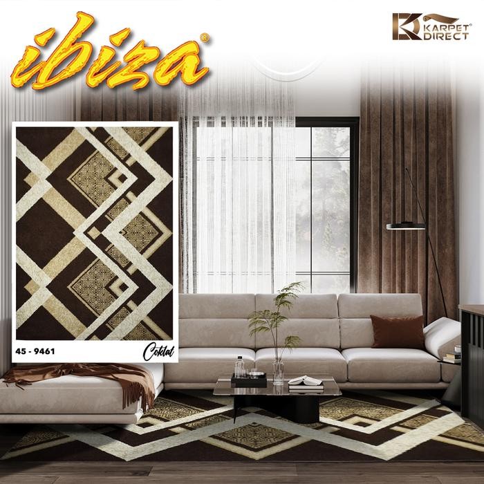 [Karpet Direct] Ibiza Karpet (Coklat) 167x225 cm - Kode 45-9461