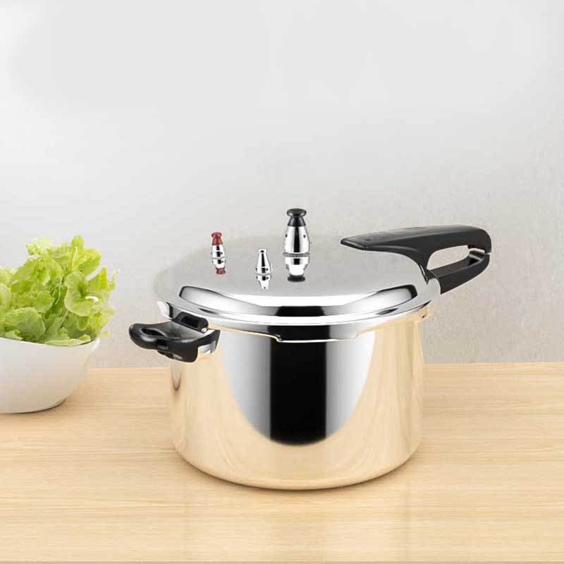 5.5L Stainless Steel Pressure Cooker Kompor Induksi Kompor Gas Multi Steamer Sayuran Panci Tinggi Pe