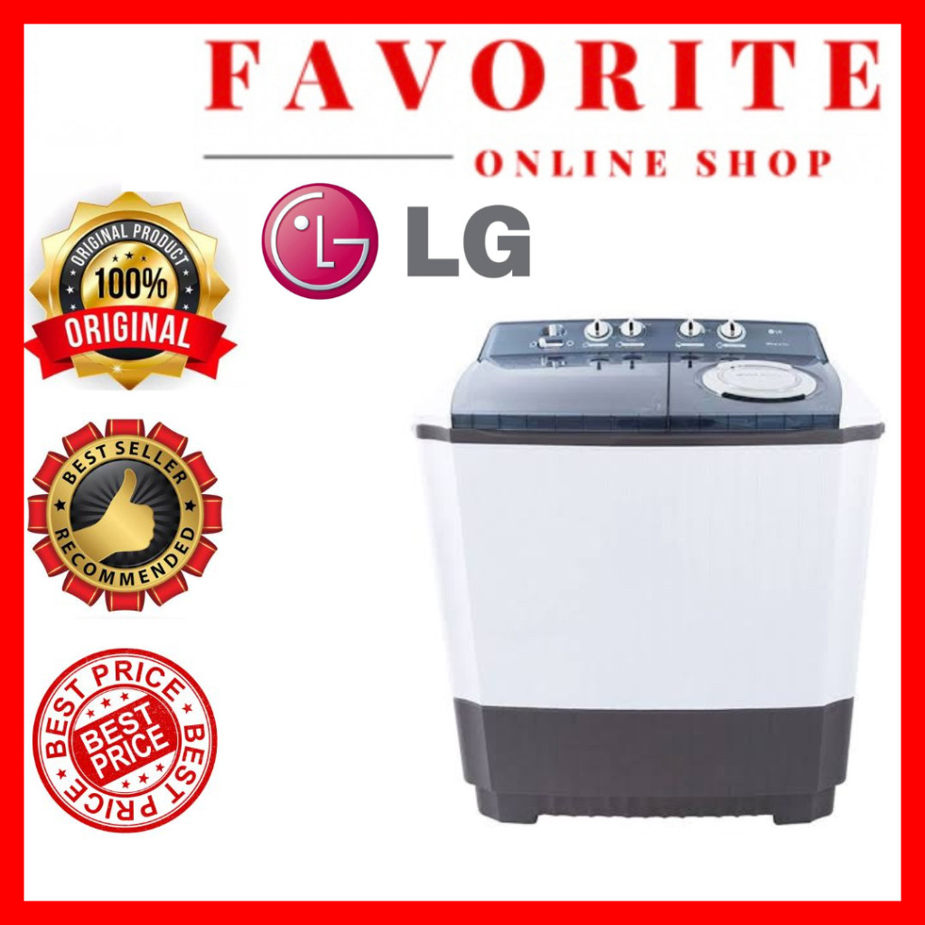 Mesin Cuci LG 9KG P9050R 9 Kg 2 Tabung 9050R Mesin Cuci 2 Tabung LG 9050