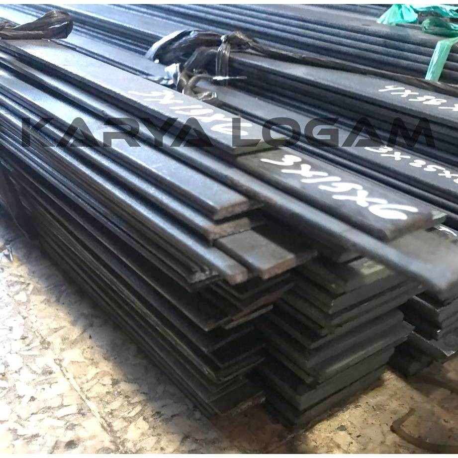 Plat Strip 3mm Panjang 6 meter - Plat Strip Besi Tebal 3mm