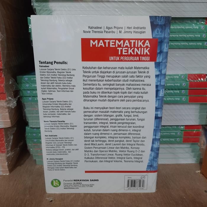 

SALE ORIGINAL MATEMATIKA TEKNIK REVISI KEDUA REKAYASA SAINS READY