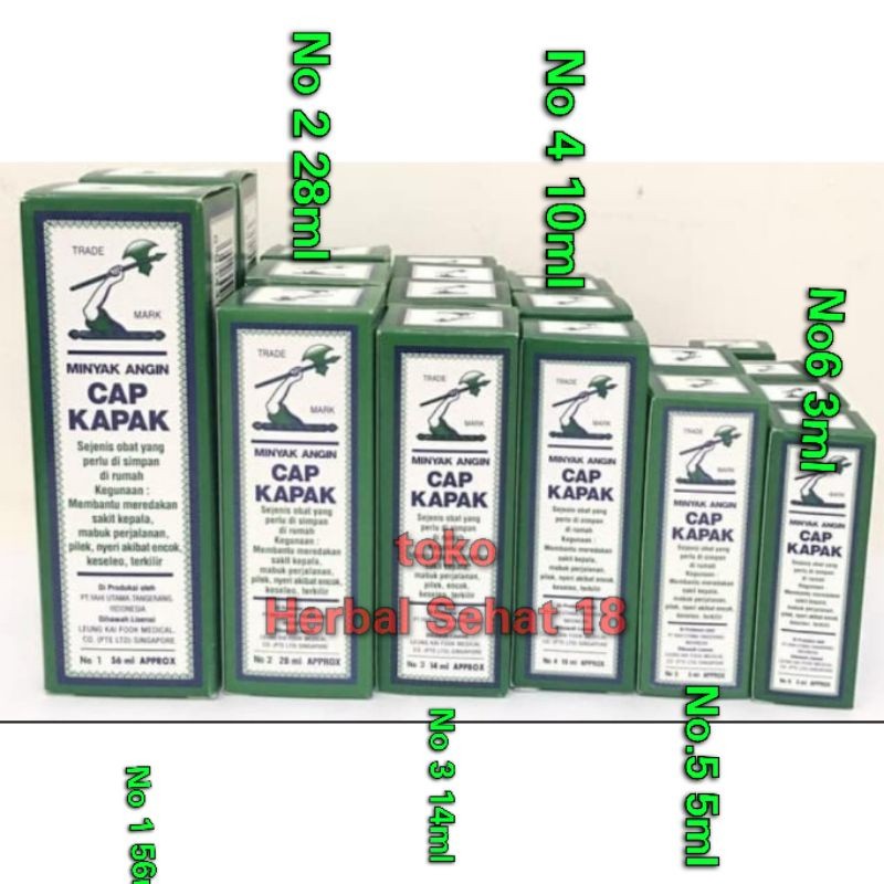 

Minyak Angin Cap Kapak Besar 3mL5mL 10mL 14mL 28mL 56mL PREMIUM