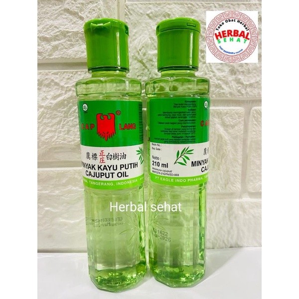 

Minyak Kayu Putih Cap Lang 210 mL - Cajuput Oil Eagle Brand Minyak Kayu Putih PREMIUM