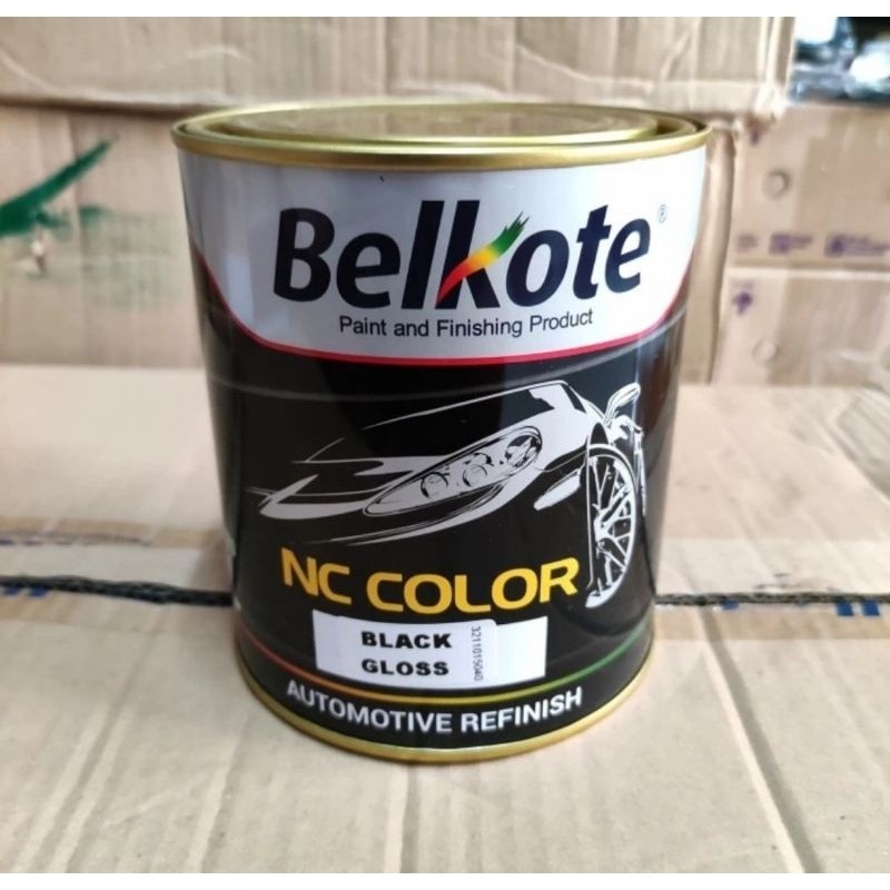 Hitam Belkote NC Black Gloss 1L .400 ml . 200 ml Black Gloss NC