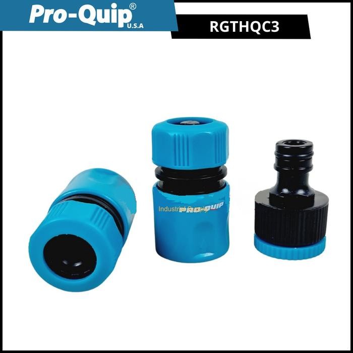 JTTOP" INGCO 3 PCS HOSE QUICK CONNECTOR - SAMBUNGAN COUPLER SELANG PVC