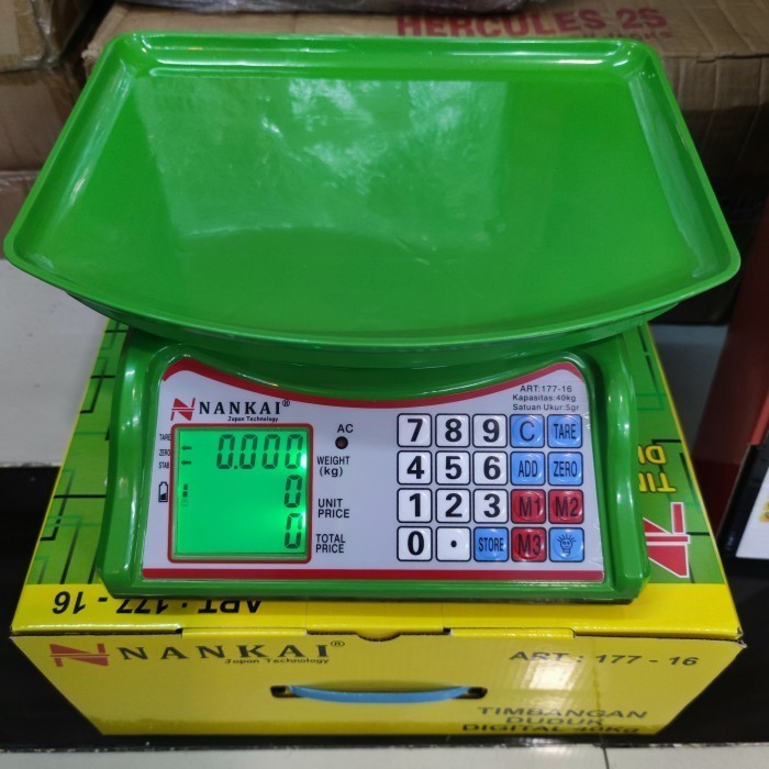 Nankai Timbangan Buah Digital 40Kg - Timbangan Duduk Digital 40kg