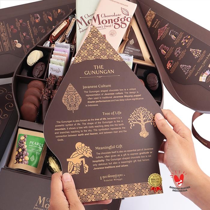 

YOUBBYSHOP CHOCOLATE MONGGO THE GUNUNGAN SOUVENIR BOX OLEH OLEH KHAS JOGJA